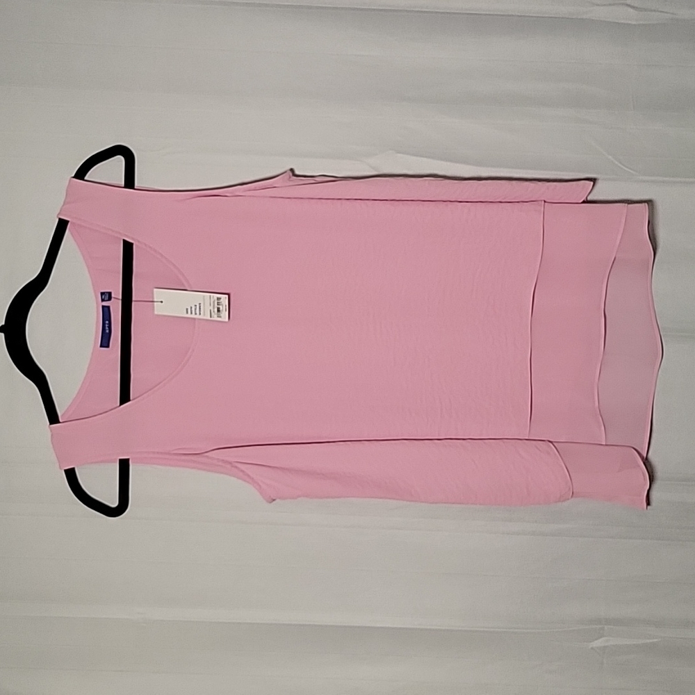Apt 9 Pink Tiered Top Sz XL NWT